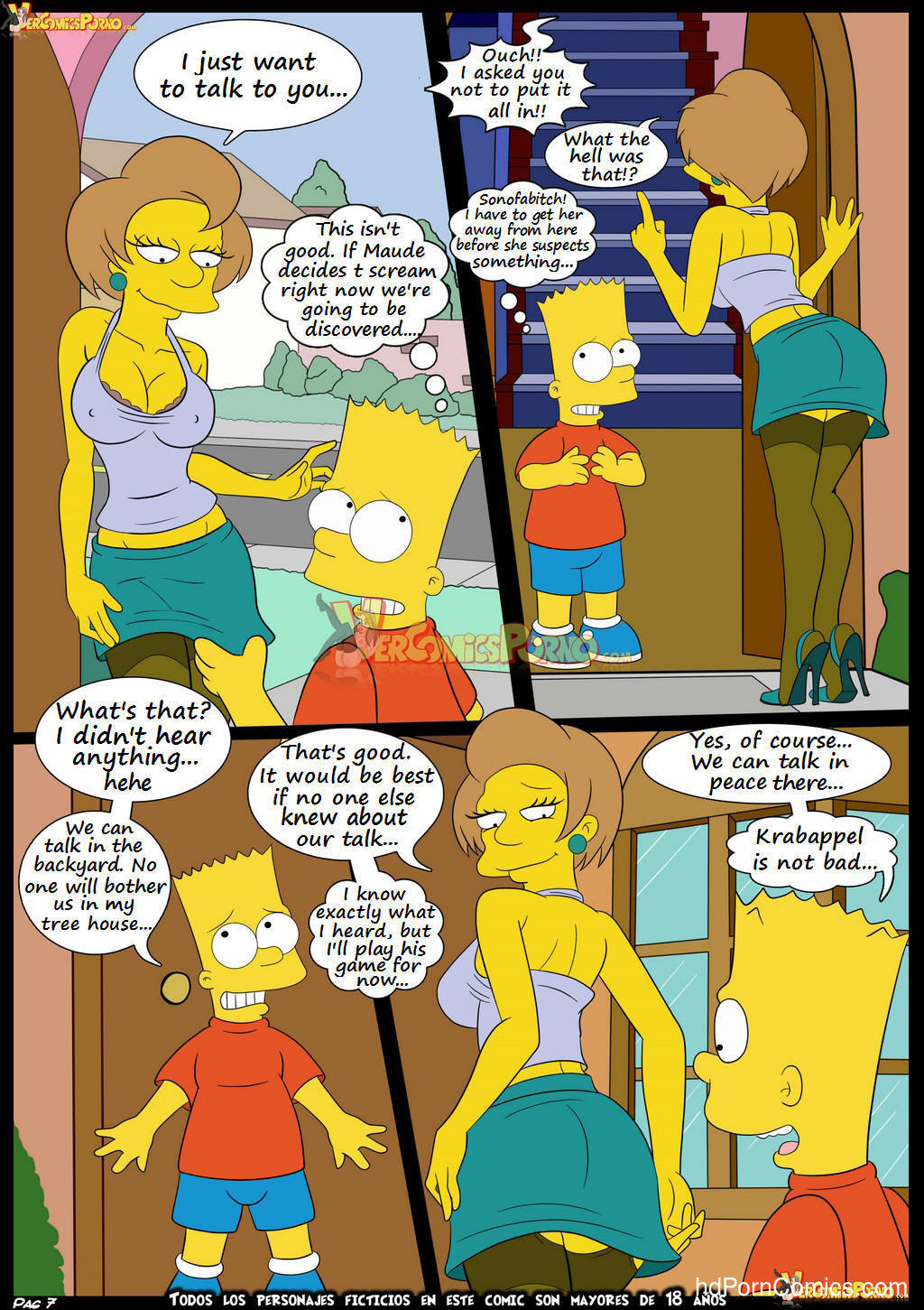 Los Simpsons 5- New Lessons8 free sex comic